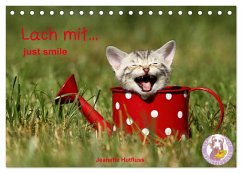 Cover lach mit...just smile (Tischkalender 2026 DIN A5 quer), CALVENDO Monatskalender