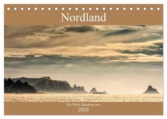 Nordland - Die Weite Skandinaviens (Tischkalender 2026 DIN A5 quer), CALVENDO Monatskalender