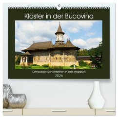 Klöster in der Bucovina (hochwertiger Premium Wandkalender 2026 DIN A2 quer), Kunstdruck in Hochglanz Klöster in der Bucovina (hochwertiger Premium Wandkalender 2026 DIN A2 quer), Kunstdruck in Hochglanz