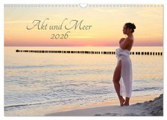 Cover Akt und Meer (Wandkalender 2026 DIN A3 quer), CALVENDO Monatskalender