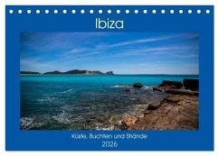 Cover Ibiza Küste, Buchten und Strände (Tischkalender 2026 DIN A5 quer), CALVENDO Monatskalender