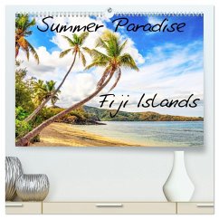 Summer Paradise Fiji (hochwertiger Premium Wandkalender 2026 DIN A2 quer), Kunstdruck in Hochglanz Summer Paradise Fiji (hochwertiger Premium Wandkalender 2026 DIN A2 quer), Kunstdruck in Hochglanz