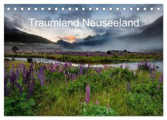 Cover Traumland Neuseeland (Tischkalender 2026 DIN A5 quer), CALVENDO Monatskalender