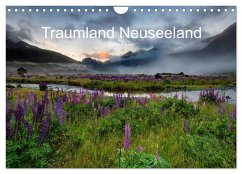 Cover Traumland Neuseeland (Wandkalender 2026 DIN A4 quer), CALVENDO Monatskalender
