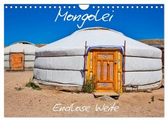 Mongolei Endlose Weite (Wandkalender 2026 DIN A4 quer), CALVENDO Monatskalender Mongolei Endlose Weite (Wandkalender 2026 DIN A4 quer), CALVENDO Monatskalender