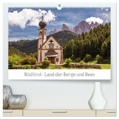 Südtirol - Land der Berge und Seen (hochwertiger Premium Wandkalender 2026 DIN A2 quer), Kunstdruck in Hochglanz