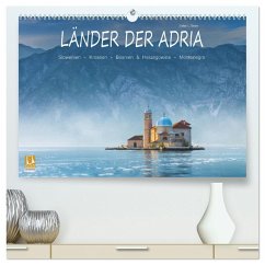 Länder der Adria (hochwertiger Premium Wandkalender 2026 DIN A2 quer), Kunstdruck in Hochglanz Länder der Adria (hochwertiger Premium Wandkalender 2026 DIN A2 quer), Kunstdruck in Hochglanz