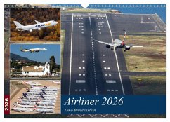 Airliner 2026 (Wandkalender 2026 DIN A3 quer), CALVENDO Monatskalender