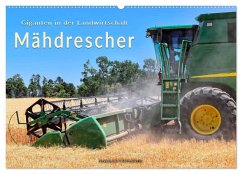 Cover Giganten in der Landwirtschaft - Mähdrescher (Wandkalender 2026 DIN A2 quer), CALVENDO Monatskalender
