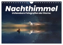 Cover Nachthimmel - Unfassbare Fotografien der Sterne. (Wandkalender 2026 DIN A4 quer), CALVENDO Monatskalender