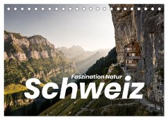 Cover Schweiz - Faszination Natur (Tischkalender 2026 DIN A5 quer), CALVENDO Monatskalender