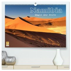 Namibia - Magie der Weite (hochwertiger Premium Wandkalender 2026 DIN A2 quer), Kunstdruck in Hochglanz