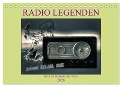 Cover RADIO LEGENDEN (Tischkalender 2026 DIN A5 quer), CALVENDO Monatskalender