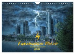 Cover Faszination Blitze beeindruckende Fotos (Wandkalender 2026 DIN A4 quer), CALVENDO Monatskalender