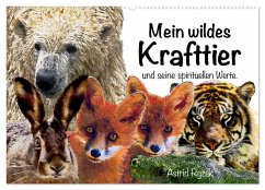 Cover Mein wildes Krafttier und seine spirituellen Werte. (Wandkalender 2026 DIN A2 quer), CALVENDO Monatskalender