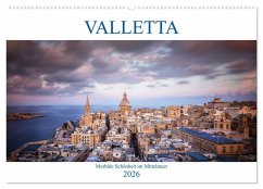 Valletta - Morbide Schönheit im Mittelmeer (Wandkalender 2026 DIN A2 quer), CALVENDO Monatskalender