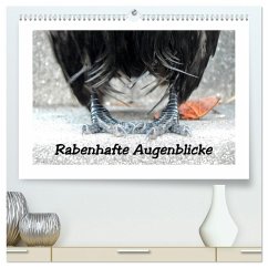 Cover Rabenhafte Augenblicke (hochwertiger Premium Wandkalender 2026 DIN A2 quer), Kunstdruck in Hochglanz