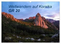 Weitwandern auf Korsika GR 20 (Wandkalender 2026 DIN A2 quer), CALVENDO Monatskalender