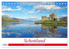 Cover Schottland - Der Norden Großbritanniens (Tischkalender 2026 DIN A5 quer), CALVENDO Monatskalender