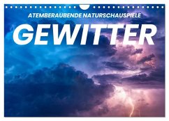 Cover Gewitter - atemberaubende Naturschauspiele (Wandkalender 2026 DIN A4 quer), CALVENDO Monatskalender