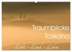 Cover Traumblicke Toskana - Licht, Land, Leben (Wandkalender 2026 DIN A2 quer), CALVENDO Monatskalender