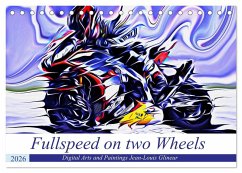 Fullspeed on two Wheels (Tischkalender 2026 DIN A5 quer), CALVENDO Monatskalender Fullspeed on two Wheels (Tischkalender 2026 DIN A5 quer), CALVENDO Monatskalender