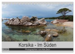Korsika - Im Süden (Tischkalender 2026 DIN A5 quer), CALVENDO Monatskalender