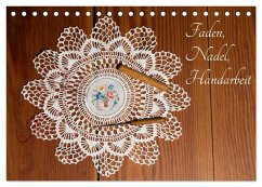 Cover Faden, Nadel, Handarbeit. (Tischkalender 2026 DIN A5 quer), CALVENDO Monatskalender