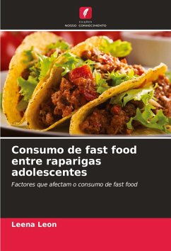 Cover Consumo de fast food entre raparigas adolescentes