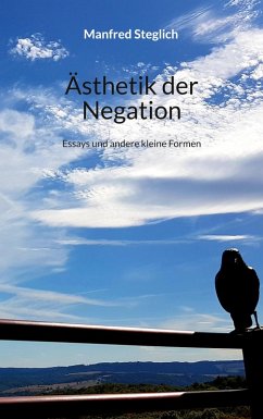 Cover Ästhetik der Negation