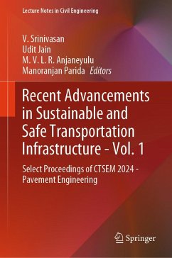 Cover Recent Advancements in Sustainable and Safe Transportation Infrastructure - Vol. 1 (eBook, PDF)