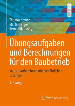 Cover Übungsaufgaben und Berechnungen für den Baubetrieb (eBook, PDF)