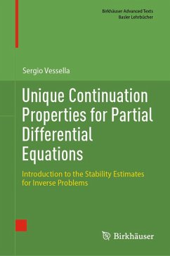 Cover Unique Continuation Properties for Partial Differential Equations (eBook, PDF)