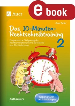 Cover 10-Minuten-Rechtschreibtraining für den Unterricht (eBook, PDF)