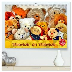Cover TEDDYBÄR, OH TEDDYBÄR... (hochwertiger Premium Wandkalender 2026 DIN A2 quer), Kunstdruck in Hochglanz