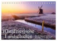 (Ost)Friesische Landschaften (Tischkalender 2026 DIN A5 quer), CALVENDO Monatskalender
