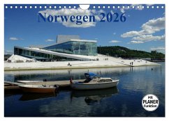 Norwegen und seine Schönheiten 2026 (Wandkalender 2026 DIN A4 quer), CALVENDO Monatskalender