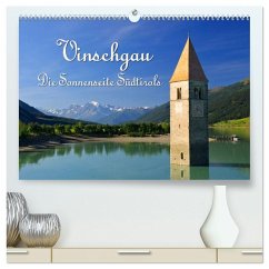 Vinschgau - Die Sonnenseite Südtirols (hochwertiger Premium Wandkalender 2026 DIN A2 quer), Kunstdruck in Hochglanz
