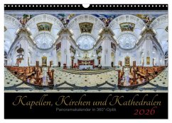 Cover Kapellen, Kirchen und Kathedralen 2026 (Wandkalender 2026 DIN A3 quer), CALVENDO Monatskalender