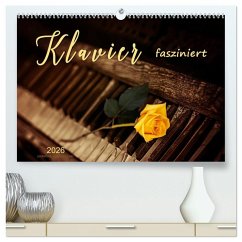 Cover Klavier fasziniert (hochwertiger Premium Wandkalender 2026 DIN A2 quer), Kunstdruck in Hochglanz