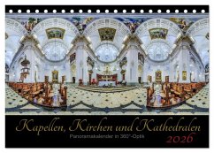 Cover Kapellen, Kirchen und Kathedralen 2026 (Tischkalender 2026 DIN A5 quer), CALVENDO Monatskalender