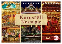 Karussell - Nostalgie (Tischkalender 2026 DIN A5 quer), CALVENDO Monatskalender