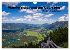 Wanderziele rund um Oberstdorf (Wandkalender 2026 DIN A4 quer), CALVENDO Monatskalender