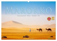 Cover Marokko: Marrakesch, Atlas, Sahara, Fès (Wandkalender 2026 DIN A2 quer), CALVENDO Monatskalender
