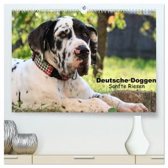 Cover Deutsche Doggen - Sanfte Riesen (hochwertiger Premium Wandkalender 2026 DIN A2 quer), Kunstdruck in Hochglanz