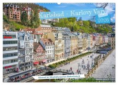 Karlsbad / Karlovy Vary - Kleinod im Westböhmischen Bäderdreieck (Wandkalender 2026 DIN A2 quer), CALVENDO Monatskalender