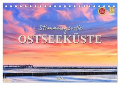 Cover Stimmungsvolle Ostseeküste 2026 (Tischkalender 2026 DIN A5 quer), CALVENDO Monatskalender