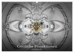 Cover Göttliche Projektionen - Kirchenpanoramen (Wandkalender 2026 DIN A2 quer), CALVENDO Monatskalender