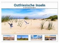 Cover PANORAMA - Ostfriesische Inseln (Wandkalender 2026 DIN A3 quer), CALVENDO Monatskalender