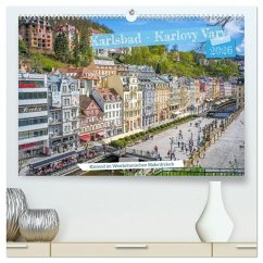 Karlsbad / Karlovy Vary - Kleinod im Westböhmischen Bäderdreieck (hochwertiger Premium Wandkalender 2026 DIN A2 quer), Kunstdruck in Hochglanz
